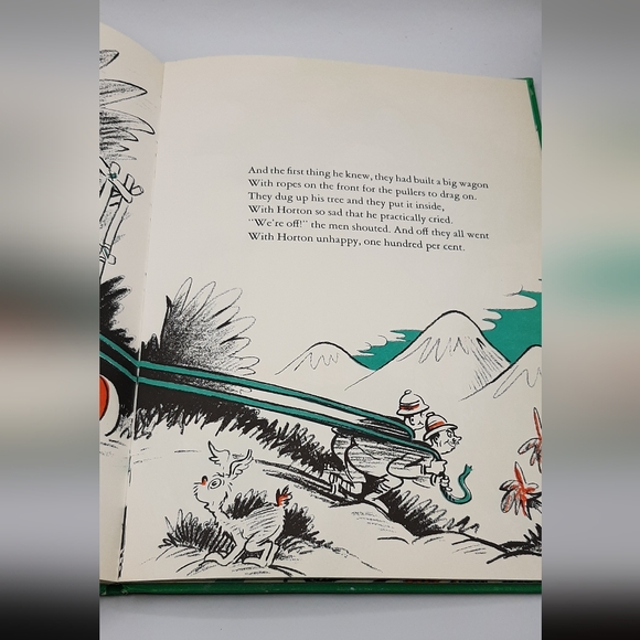Vintage Horton Hatches The Egg Dr. Seuss 1940 First Edition & 1968 Edition - Picture 8 of 10